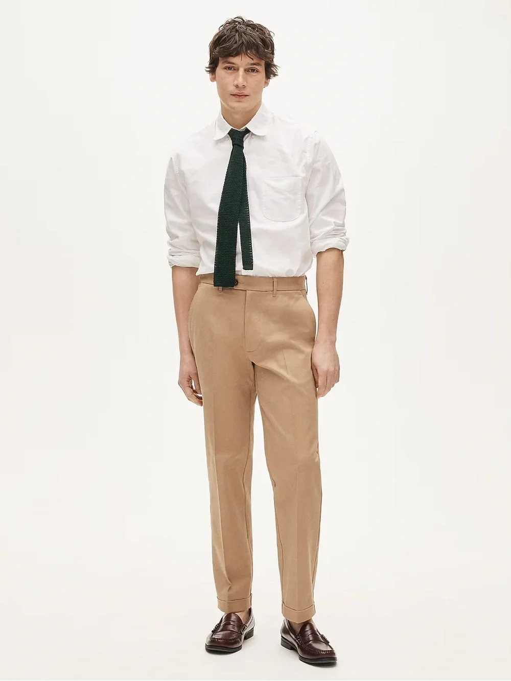 J. CREW Mercer Classic-fit trouser in Italian stretch twill Khaki Size 33 CQ945